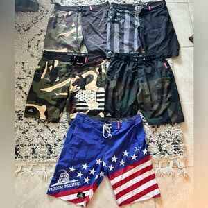 Men’s size 34 Freedom Industries swim shorts